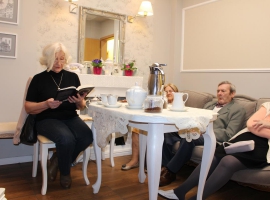 17.03.2016 r. Pani Józefa Wiśniewska - Wiceprezes Stowarzyszenia Pomocy Chorym im. Sługi Bożej Stanisławy Leszczyńskiej 