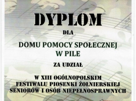 Borne Sulinowo 2017 - dyplom