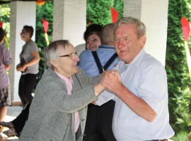 Później odbyła się zabawa taneczna podczas której wszyscy znakomicie się bawili. 