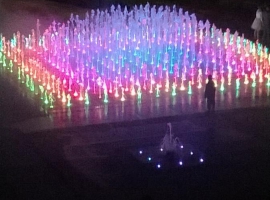 W programie było również zwiedzanie Rzeszowa i spektakl przy fontannie multimedialnej.